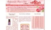 Bulgarian Rose Water and Rose Oil - Otto