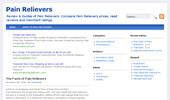 Narcotic pain relievers info