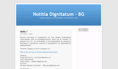 Notitia Dignitatum � BG