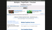 Multiple PageRank Checker - Wasteland-bg.com