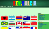 Free online TV from ALL THE  WORLD