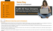 Same Day Loans- Loans For The Unemployed