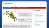 Thyme Substitute
