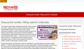 Doxycycline hyclate 100mg used for chlamydia 33438