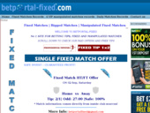 Football Betting Tips - Fixed Matches
