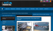 High quality  bending and cutting of sheet material