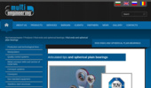 Rod ends and spherical bearings Fluro from Multiengineering