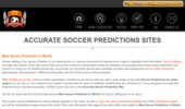 ACCURATE SOCCER PREDICTIONS SITES