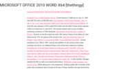 MICROSOFT OFFICE 2010 WORD X64 [thethingy]